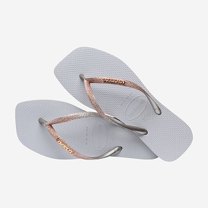 Havaianas tong square glitter ice grey grisD104701_3