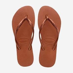 Havaianas tong rustmetalliccopper40000030 marronD104801_1