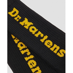 Doc martens famille vertical logo sock ad075001 noirD105001_3