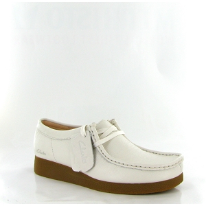 Clarks lacets wallabee evo blancD116701_1
