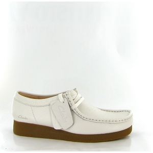 Clarks lacets wallabee evo blancD116701_2