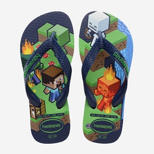 HAVAIANAS KIDS MINECRAFT Bleu