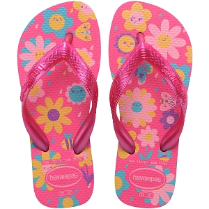 HAVAIANAS KIDS FLORES PINK FLUX Rose