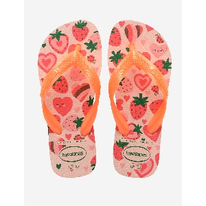 HAVAIANAS KIDS FLORES PINK CONFETI Orange