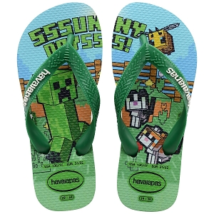 HAVAIANAS KIDS MINECRAFT Vert