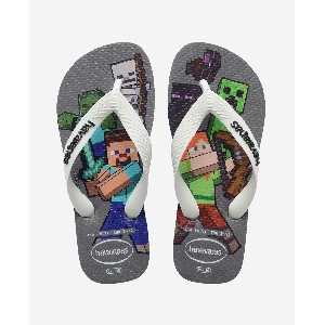 HAVAIANAS KIDS MINECRAFT Gris