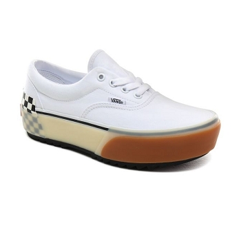 Vans sneakers era stacked white checkerboard blancE037101_2