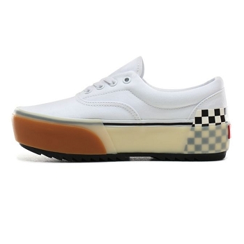 Vans sneakers era stacked white checkerboard blancE037101_4