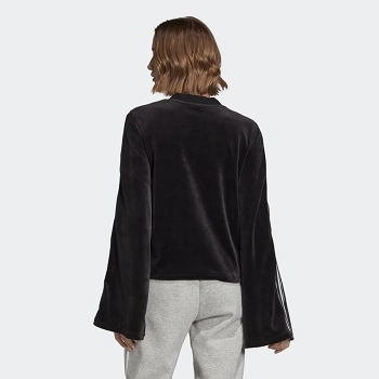 Adidas textile sweat velvet sweater black ed4752 noirE050001_4