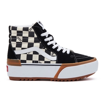 Vans sneakers sk8 hi stacked checkerboard vnoa4btwvlv1 blancE072301_1