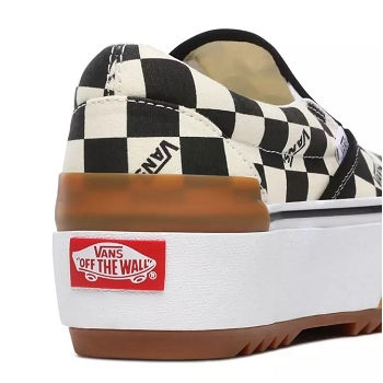 Vans sneakers classic slip on stacked checkerboard vno4tzvvlv1 blancE072401_3