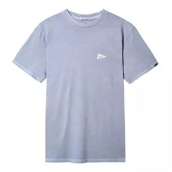 Vans textile tee shirt mn vans x pilgrim surf supply pennant blue bleuE073501_1