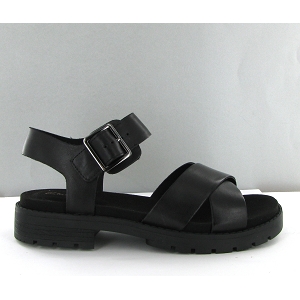 Clarks nu pieds et sandales orinoco strap noirE078502_1