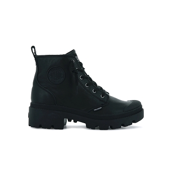 Palladium bottines et boots pallabase leather w noirE121101_1