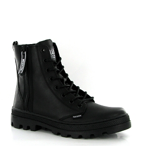 Palladium bottines et boots pallabosse outzip leather w noirE121301_1