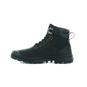 Palladium bottines et boots pampa shield waterproof leather noirE121501_5