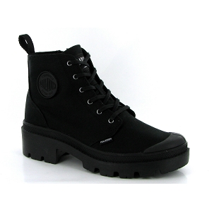 Palladium bottines et boots pallabase twill noirE150601_1