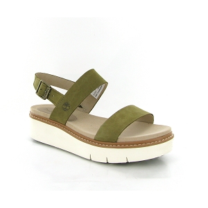 Timberland nu pieds et sandales safari dawn 2 band oliveE153601_1