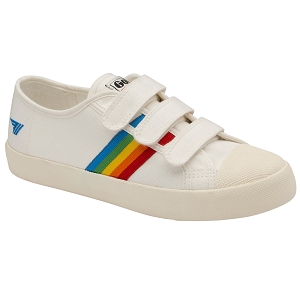 Gola sneakers coaster rainbow velclro cla976 blancE153901_1