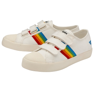 Gola sneakers coaster rainbow velclro cla976 blancE153901_3
