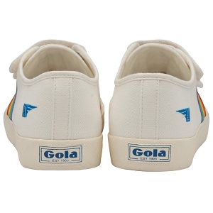 Gola sneakers coaster rainbow velclro cla976 blancE153901_4