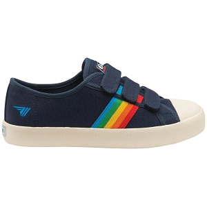 Gola sneakers coaster rainbow velclro cla976 bleuE153902_2