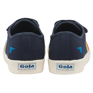 Gola sneakers coaster rainbow velclro cla976 bleuE153902_4