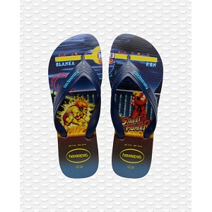 HAVAIANAS NEW TOP MAX STREET FIGHTER 4145634 0555<br>Bleu