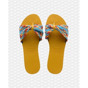 Havaianas tong you st tropez mesh 4145827 0486 jauneE163101_1