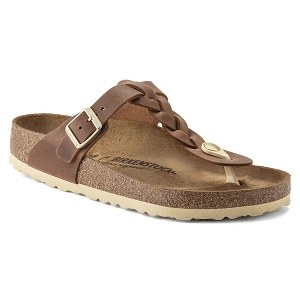 Birkenstock nu pieds et sandales gizeh braided fl 1021336 marronE189701_1