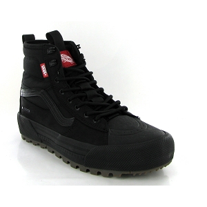  UA SK8HI GORETEX MTE3 BLACKOUT:Cuir / Textile/Noir