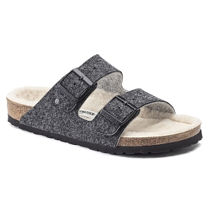 Birkenstock mules arizona feutre de laine 1019488 grisE218701_1