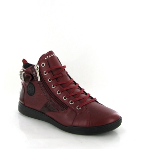 Z9591 22 PALME:Cuir/Rouge