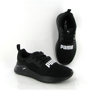 Puma  enfant sneakers puma wired run ps 37421601 noirE259701_1