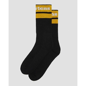 DOC MARTENS ATHLETIC LOGO SOCK<br>Noir