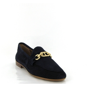 MILAN FRANCHE BIJOU:Nubuck/Bleu