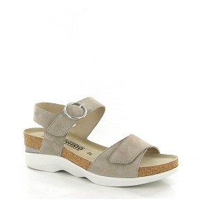  ORIANA:Cuir/Gris clair