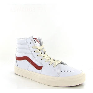 Vans sneakers sk8 hi vintage vn0007nsred1 blancE310601_1