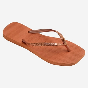 Havaianas tong square glitter cerrado orange orangeE372901_1