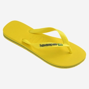 Havaianas tong brasil logo neon citrus jauneE373601_1