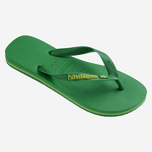 HAVAIANAS BRASIL LOGO NEON PATRIA GREEN<br>Vert