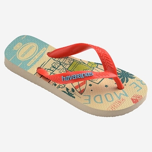 HAVAIANAS KIDS MINECRAFT<br>Beige