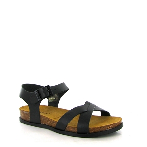 Kickers nu pieds et sandales kick alberta noirE383401_1