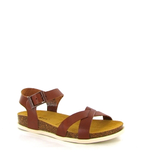 Kickers nu pieds et sandales kick alberta camelE383402_1