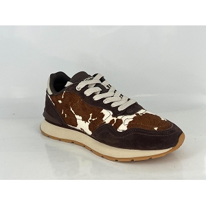HOFF CITY PRINT BROWN Marron