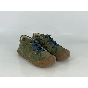 NATURINO COCOON ZIP SUEDE MILITARE 