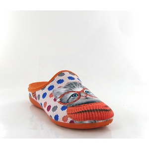 LA MAISON DE L ESPADRILLE 2073 CHAT LUNETTES<br>Orange