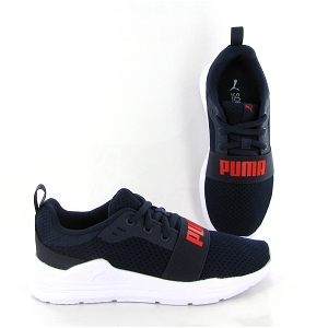 Puma  enfant sneakers puma wired run ps bleuW043101_2