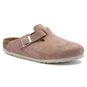 Birkenstock mules boston suede leather 1023279 roseW047101_1