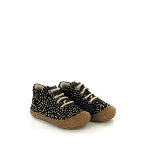 NATURINO COCOON  SUEDE PR PONY <br> Noir